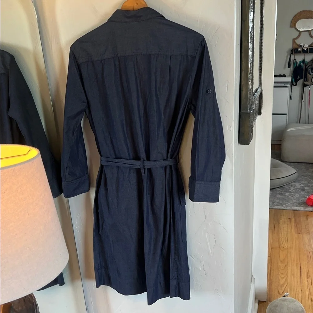 J. Crew 100% cotton Navy Dress
